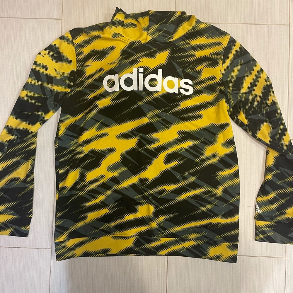 Amazing yellow and black adidas hoodie